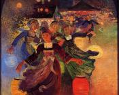 费迪南德 卢瓦扬 : Breton Girls with Chinese Lanterns